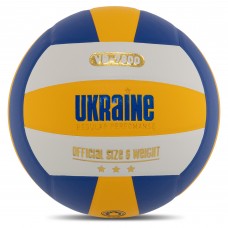 М'яч волейбольний UKRAINE VB-7800 Жовтий-білий-синій