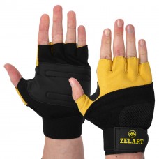 Рукавиці для фітнесу та важкої атлетики Zelart Gel Tech BC-3611