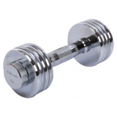 Гантель розбірна сталева хромована Zelart TA-5451-5 1шт 5кг хром