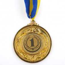 Медаль нагородна зі стрічкою, d = 53 мм