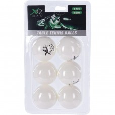 М'ячики для настілного тенісу  Xqmax  Білі, 6 шт 7084491