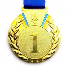 Медаль спортивна зі стрічкою за  J26-10G
