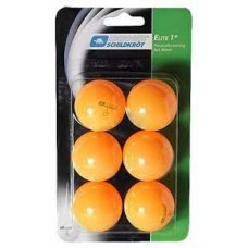 Мячики для настілного тенісу Donic ELIT 1* (6шт) orang