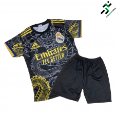 Футбольна форма дитяча Adidas Real Madrid Ronaldo 7 чорно/жовта Футбольна форма дитяча Adidas Real Madrid Ronaldo 7 чорно/жовта