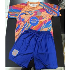 Футбольна форма дитяча Nike Dri-Fit  FCB Lamine Yamal 10 помаранчева