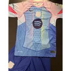 Футбольна форма дитяча Nike Dri-Fit  FCB Lamine Yamal 10 фіолетово-синя