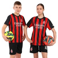 Форма футбольна дитяча із символікою футбольного клубу AC MILAN домашня 2026 SP-Sport CO-7357 Червон