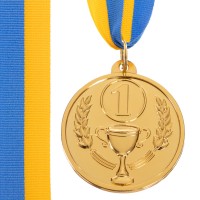 Медаль нагородна зі стрічкою d-50мм  BOWL SP-Sport C-3180 