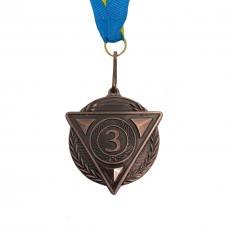 Медаль спортивна 4,5 см зі стрічкою J25 