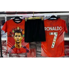Футбольна форма дитяча CR7 Ronaldo 7 Red Multi Club Футбольна форма дитяча CR7 Ronaldo 7 Red Multi Club