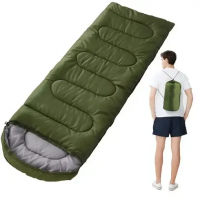 Спальний мішок  з капюшоном 2, -0,75м зелений вага 950 грам