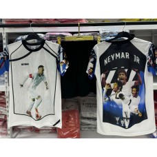 Футбольна форма дитяча Neymar Jr 10 White/Black Футбольна форма дитяча Neymar Jr 10 White/Black