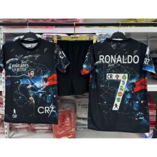 Футбольна форма дитяча CR 7 Ronaldo 7 Multi Club Black/Blue Футбольна форма дитяча CR 7 Ronaldo 7 Multi Club Black/Blue