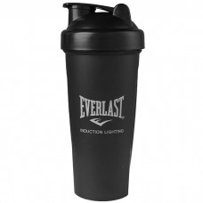 Пляшка для води Everlast 700мл, шейкер, чорна.