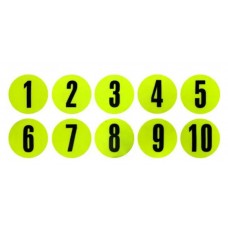 Набір плоских фішок з цифрами Meta Flat Number Marker Set of 10 