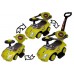 Каталка-толокар з батьківською ручкою Leantoys Mega Car 3in1 Yellow