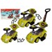 Каталка-толокар з батьківською ручкою Leantoys Mega Car 3in1 Yellow