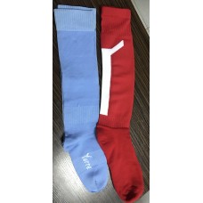 Гетри футбольніі (червоні, голубі)