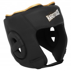 Шолом боксерський відкритий PU HARD TOUCH BO-4440 Чорний-золотий