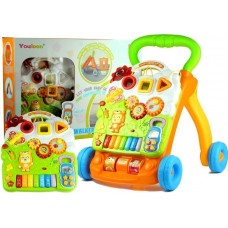 Багатофункціональні дитячі розвиваючі ходунки  Walker Pusher Leantoys 