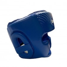 Шолом боксерський закритий HARD TOUCH PU синій 00477