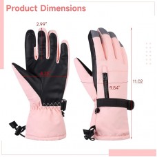 Рукавиці зимові лижні YHomU Women Winter Waterproof Ski Gloves Warm