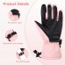 Рукавиці зимові лижні YHomU Women Winter Waterproof Ski Gloves Warm