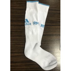 Гетри футбольні дитячі клубні Adidas (Білі, RM)