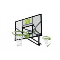 Баскетбольний щит з кільцем та сіткою EXIT Galaxy (116x113x134 cm)
